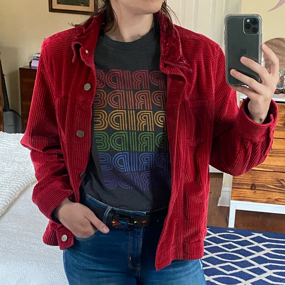 Red Corduroy jacket